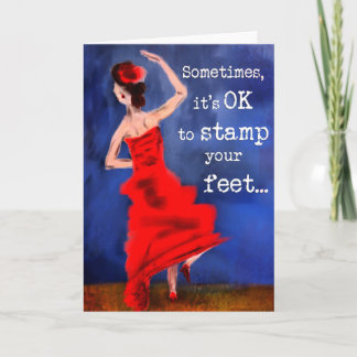 Flamenco Dancer Inspiration Design Karte