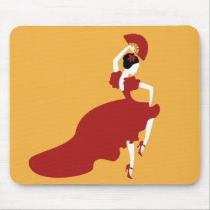 Flamenco Dancer Mouse Pad Mousepad