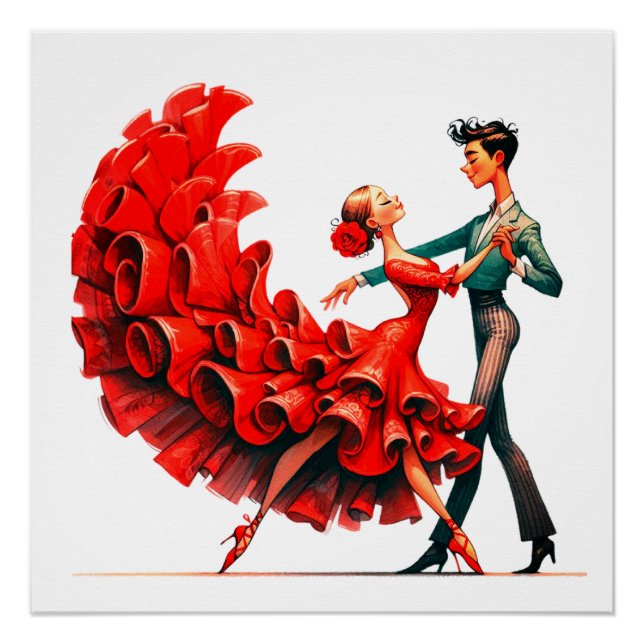 Flamenco Dancer Poster (Vorderseite)