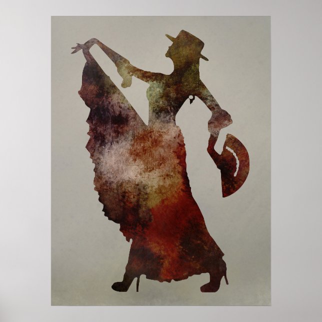 Flamenco Dancer Poster (Vorne)