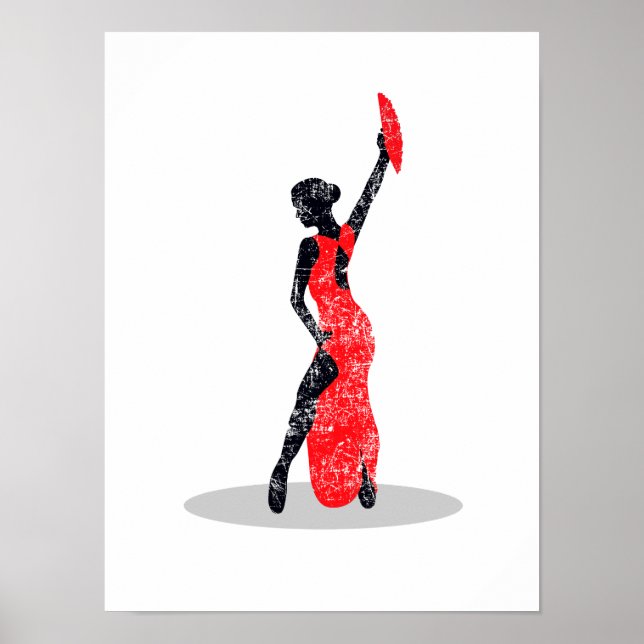 Flamenco Dancer Poster (Vorne)