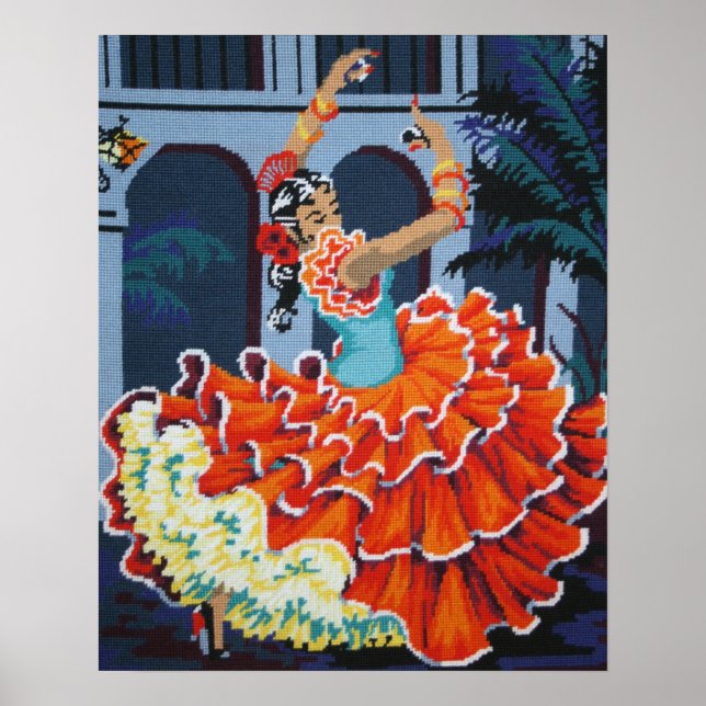 Flamenco Dancer Poster (Vorne)