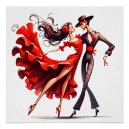 Flamenco Dancer Poster