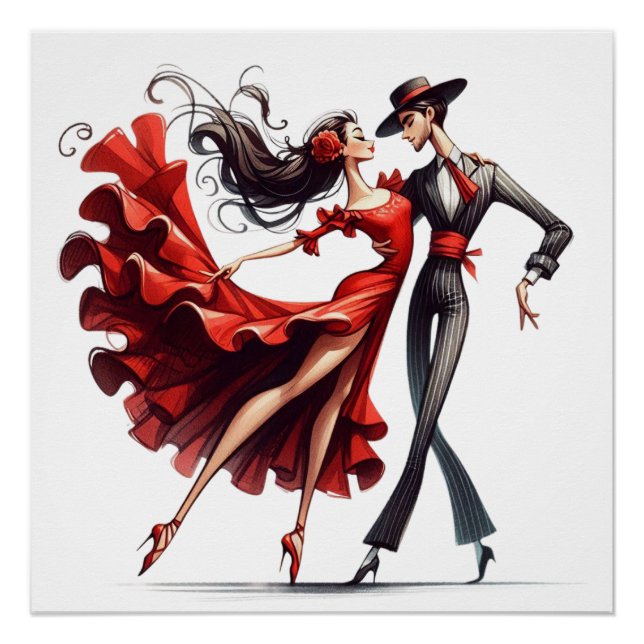 Flamenco Dancer Poster (Vorderseite)