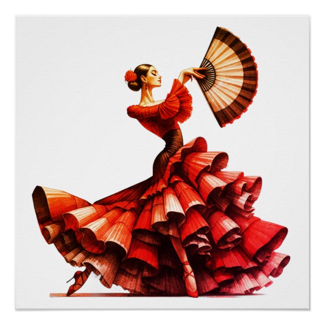 Flamenco Dancer Poster (Vorderseite)