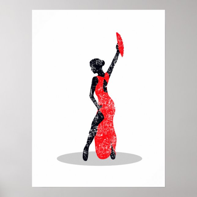 Flamenco Dancer Poster (Vorne)