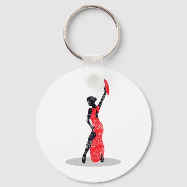 Flamenco Dancer Schlüsselanhänger (Vorderseite)