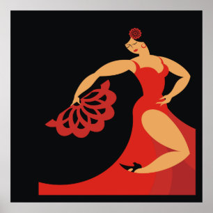 Flamenco Dancer Serie Poster Lg.