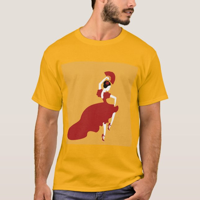Flamenco Dancer T - Shirt (Vorderseite)