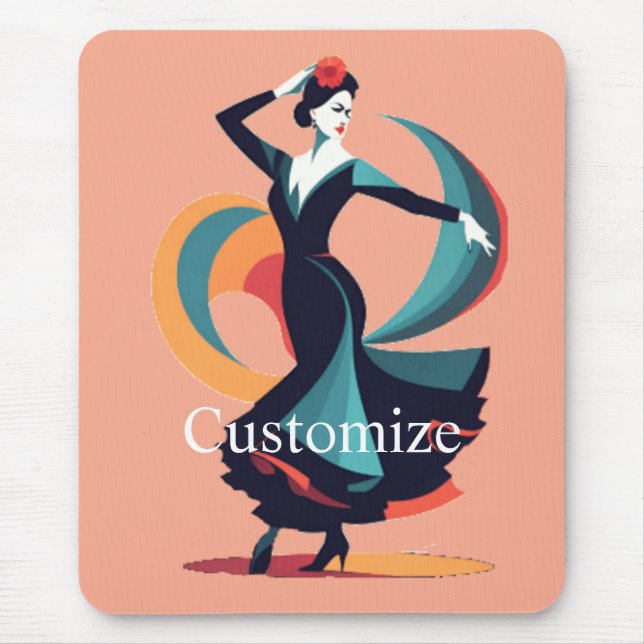 Flamenco Dancer Thunder_Cove Mousepad (Vorne)