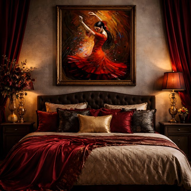 Flamenco-Feuerdekoupage Seidenpapier (Dance Divine Decoupage Tissue Paper)