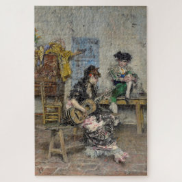 Flamenco-Gitarrenspielerin (spanische Gitarrist) Puzzle