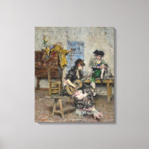 Flamenco-Gitarrist (Spanisch-Gitarrist bei Weibche