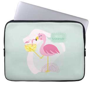 Flamenco Hola Verano Laptopschutzhülle
