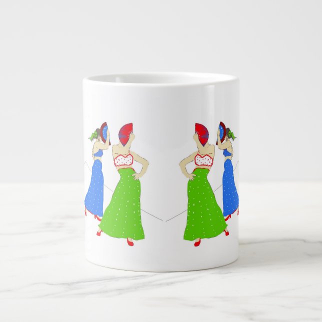 Flamenco Jumbo-Tasse (Vorderseite)