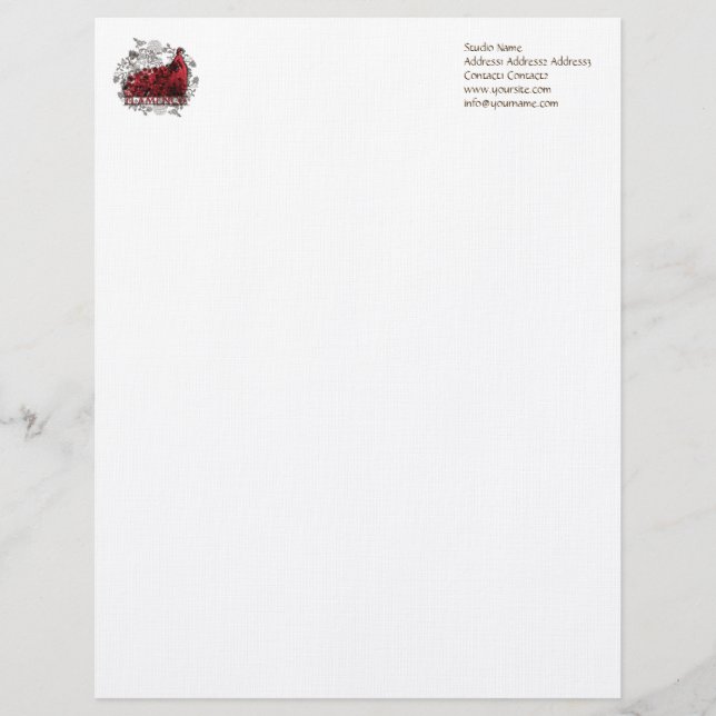 Flamenco - Letterhead Briefbogen (Vorderseite)