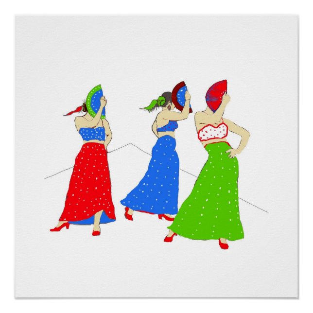 Flamenco Poster (Vorderseite)