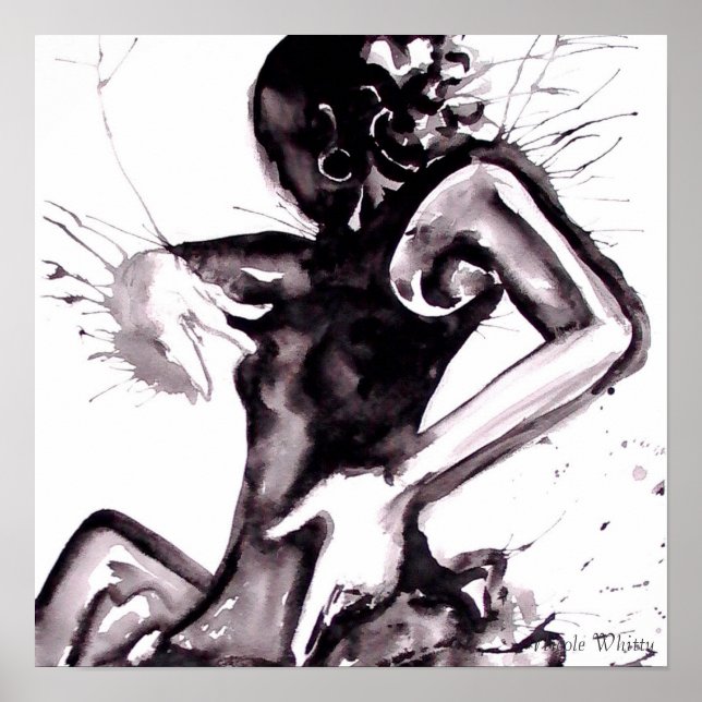 Flamenco-Poster - Maßgeschneidert Poster (Vorne)