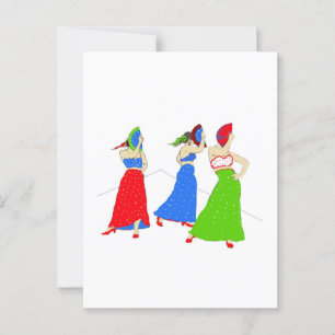 Flamenco Postkarte