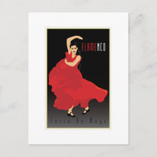 Flamenco Postkarte