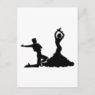 Flamenco Postkarte