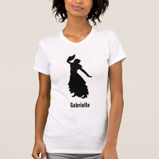 Flamenco-Silhouette-T-Shirt T-Shirt