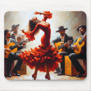 Flamenco-Tänzer Spanische Musikband  Mousepad
