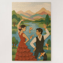 Flamencopapier-Collage