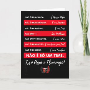 Flamengo Fußball - Trikot Isso Aqui é Flamengo Karte