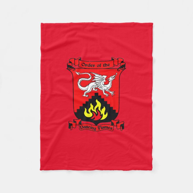 Flames Lodge Blanket Fleecedecke (Vorderseite)