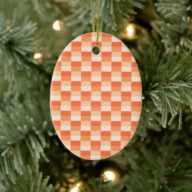 Flames of a Candle Color Combination Keramik Ornament (Baum)