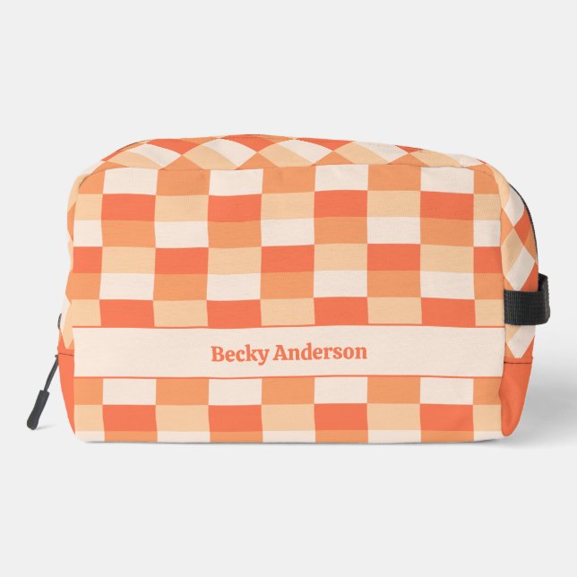 Flames of a Candle Color Combination Waschbeutel (Rückseite)