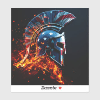 Flames of Spartan  Aufkleber