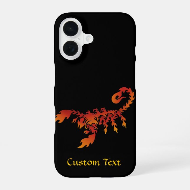 Flames Scorpion Case-Mate iPhone-Hülle iPhone 16 Hülle (Rückseite)
