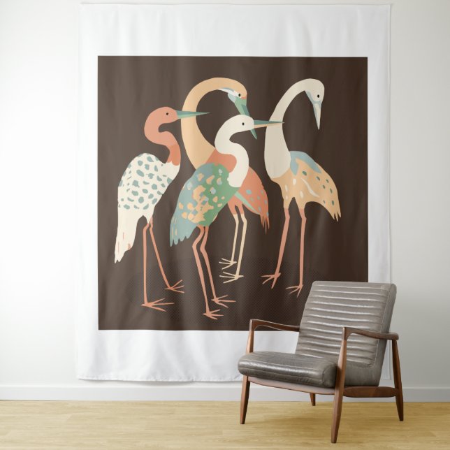 Flamimgos Tapestry Wandteppich (Beispiel)