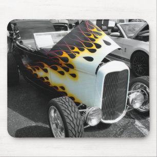 Flamin-Frisierte Auto Mousepad