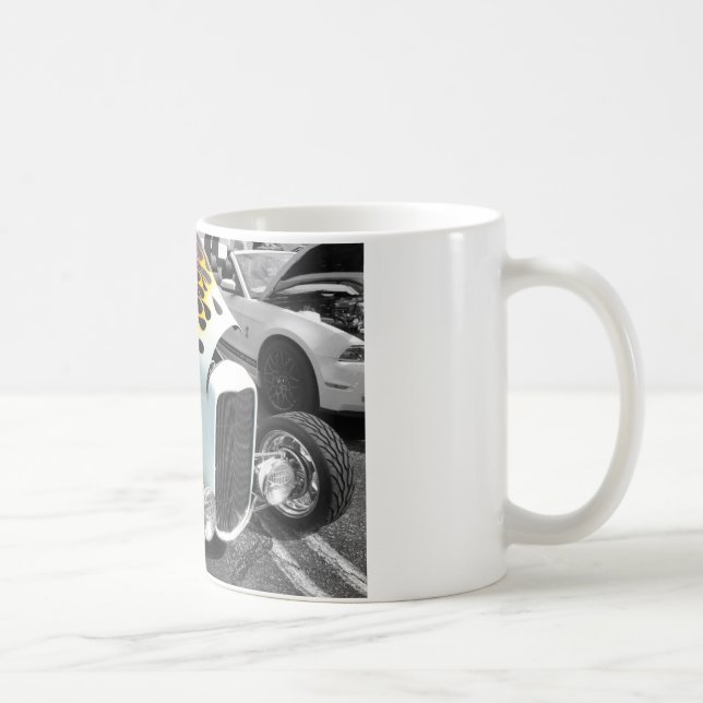 Flamin-Frisierte Auto Tasse (Rechts)