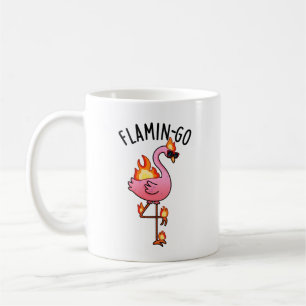 Flamin-go Funny Flamingo Pun Kaffeetasse