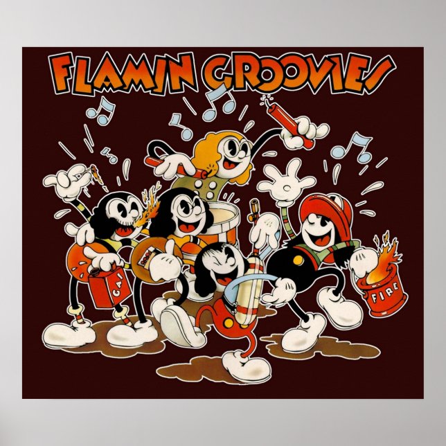 Flamin Groovies Supersnazz Poster (Vorne)