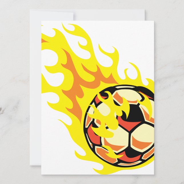 Flamin’ Soccer Ball (Vorderseite)