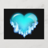 FLAMING BLAUE EISE HERZEN LIEBE SCHWEETHEARTEN FLI