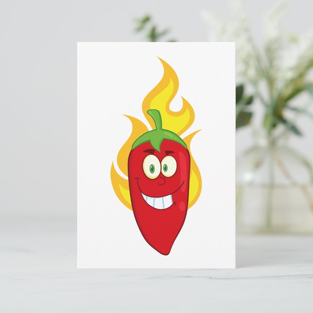 Flaming Chili Pepper Einladungen (Von Creator hochgeladen)