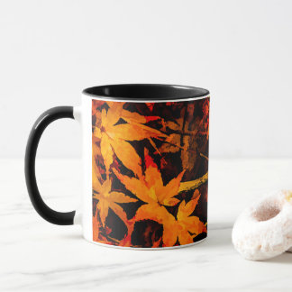 Flaming Fall Japanische Ahorn-Tasse Tasse