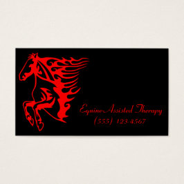 Flaming Fire Red Bronco Mustang Wild Horse