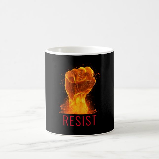 Flaming Fist Residence individuell einstellbar Kaffeetasse (Mittel)