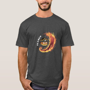 Flaming Flames Pirate T - Shirt -