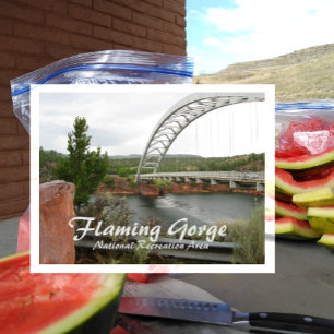 Flaming Gorge, Cart Creek Bridge Postkarte