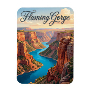 Flaming Gorge Utah Magnet
