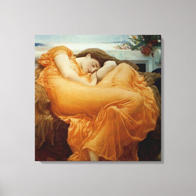 Flaming June Leinwanddruck (Vorderseite)