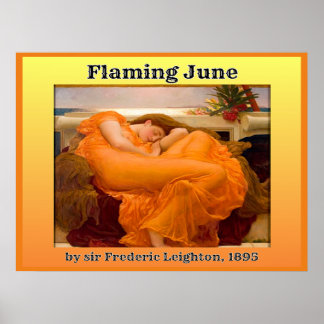Flaming June Poster